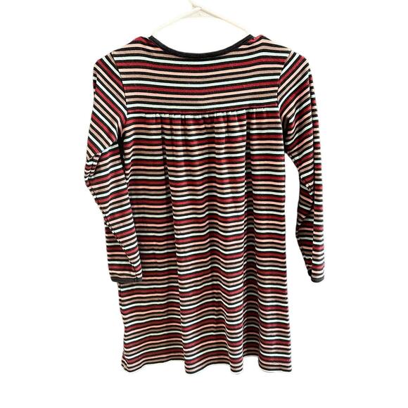 Hanna Andersson Striped Dress Long Sleeves 100% Cotton Size 140cm 10Y - Picture 2 of 6